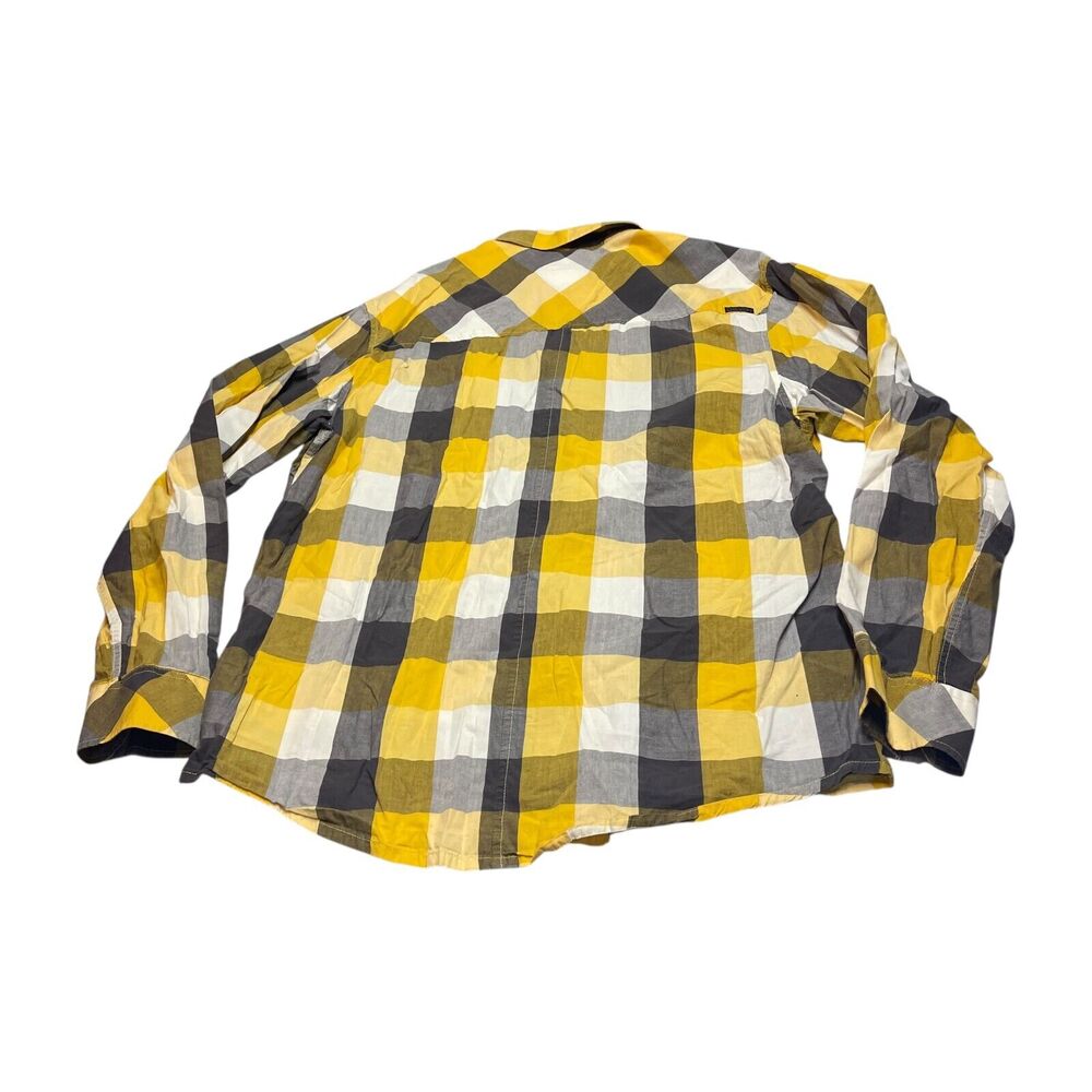 Ocean Current Shirt Men's XL Multicolor Plaid 100% Cotton Long Sleeve Button-Up - Picture 2 of 7